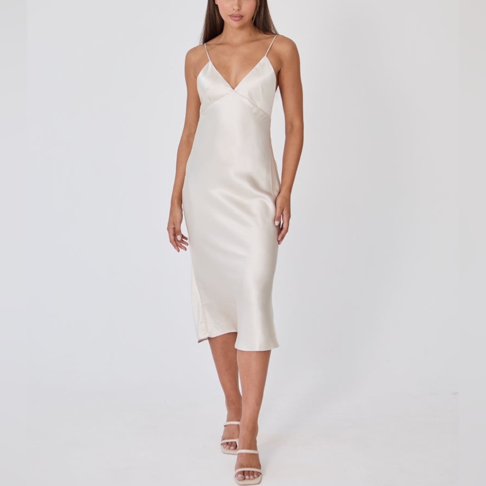 NEW Boa Satin Slip Dress